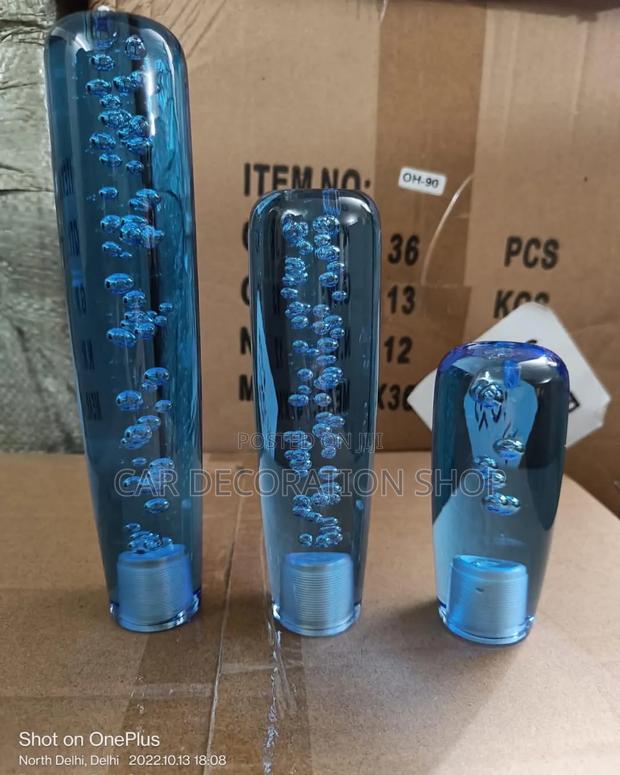 10/15/20cm Clear With Bubbles Gear Knob 1700-2800