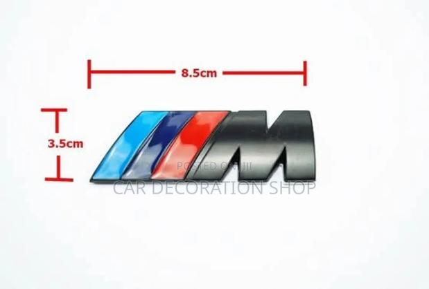Black M _Sport Decal Badge for BMW Models - main view