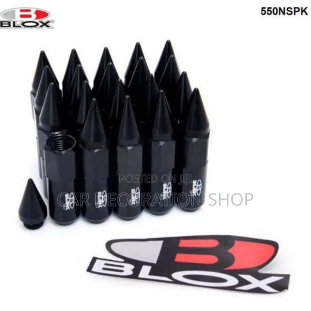 Toyota/Nissan,Subaru Black Blox 20pc Bullets Rim Nuts