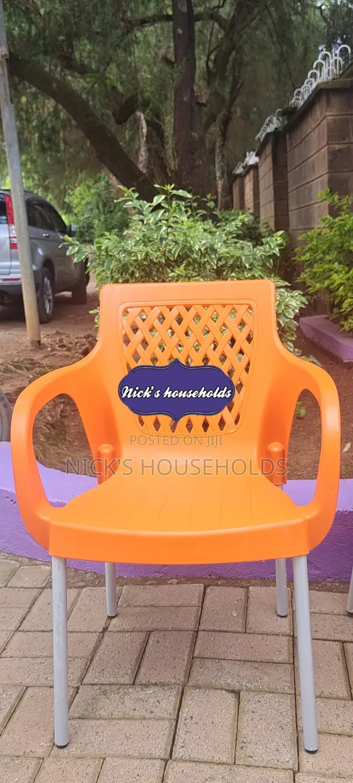 Comfortable Orange Plastic Chair