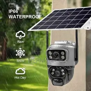 Dual Lens 4g Solar Camera Outdoor Ip Camera