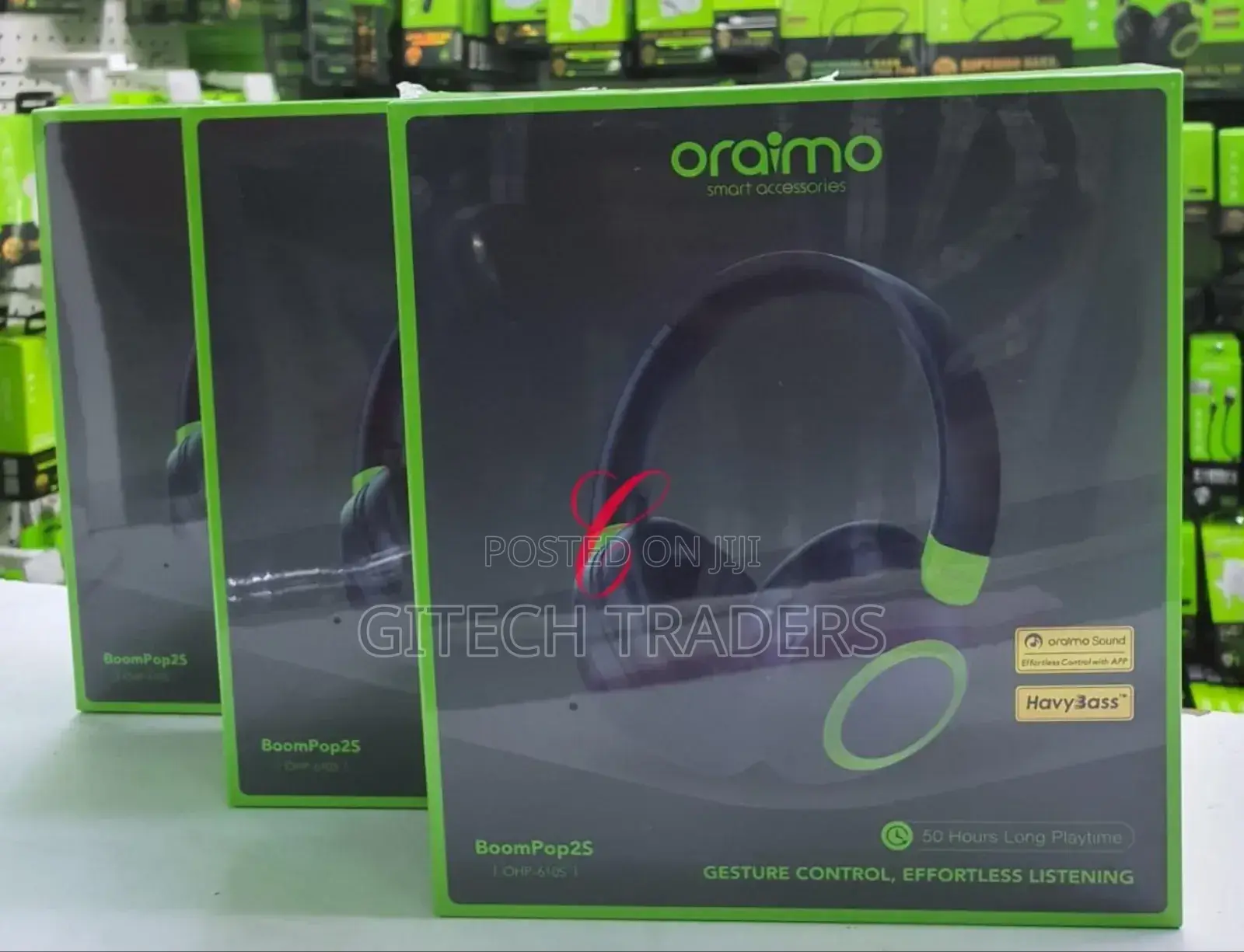 Oraimo Boompop 2s Ohp-610s Enc Over-Ear Wireless Headphones