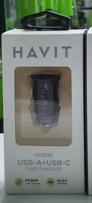 Havit Cc2022 Pd *20w* Fast Car Charger Available