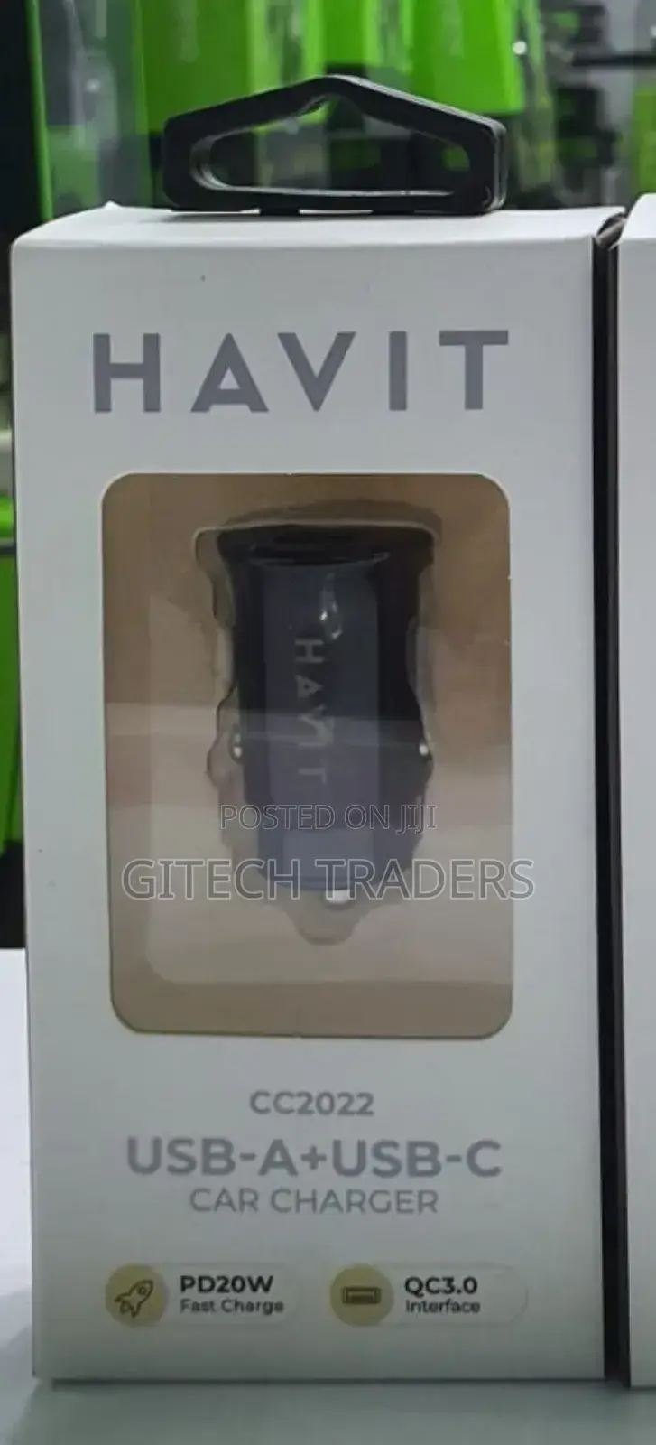 Havit Cc2022 Pd *20w* Fast Car Charger Available
