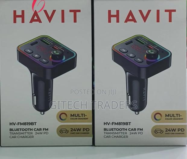 Havit Hv-Fm819bt Bluetooth Car Fm Transmitter