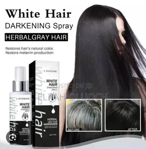 White Hair Darkening Spray