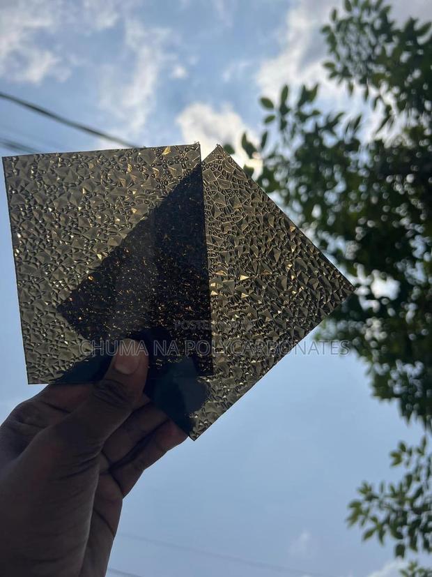 Embossed Solid Polycarbonates