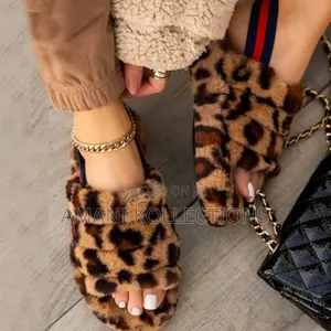 Fluffy Faux Far Slides