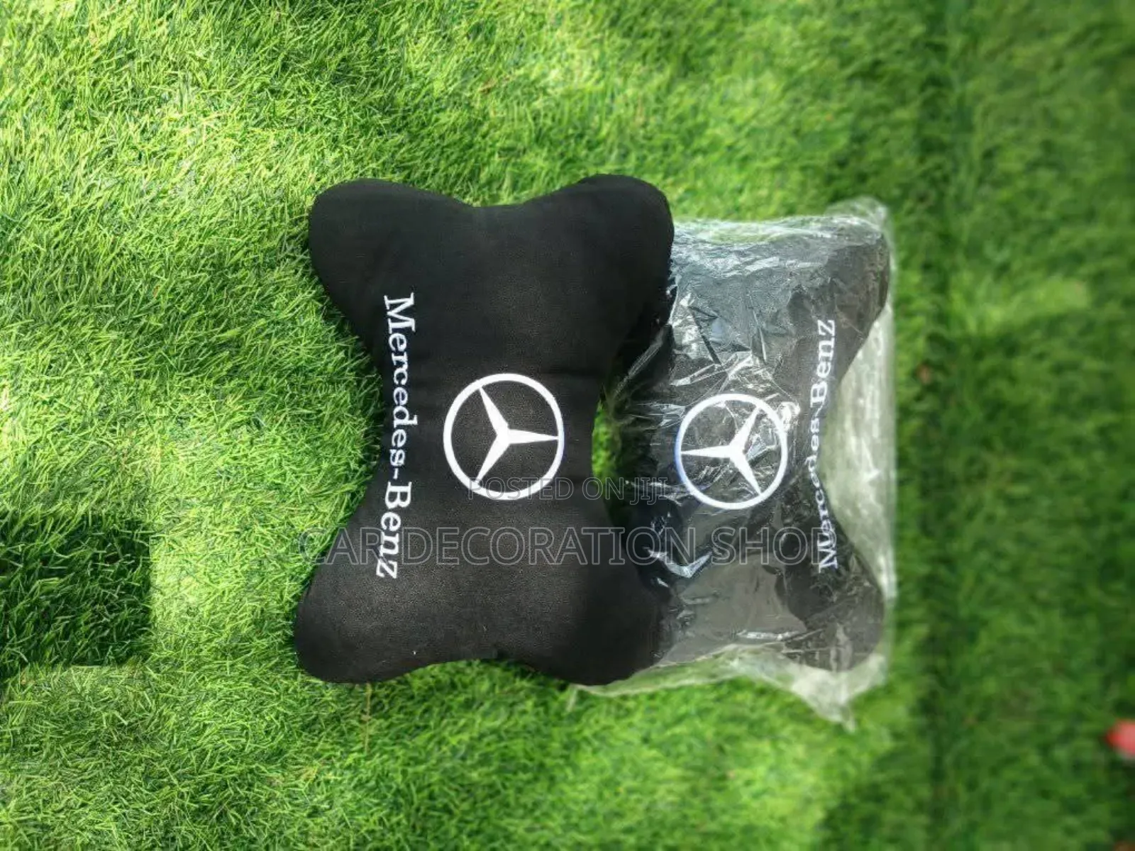 20pcs Mercedes Washable Fabric Car Seat Neck Pillow