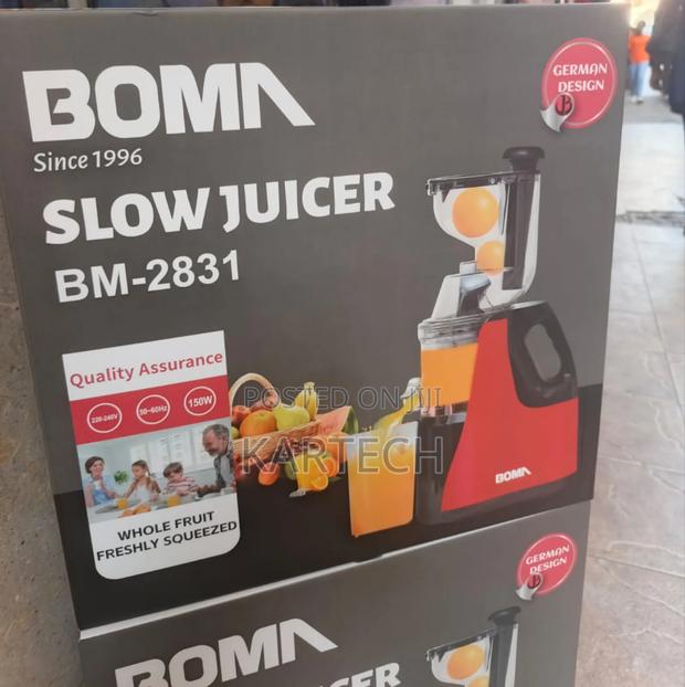 Boma Bm-2831 Slow Juicer –Whole Fruit Juice Extraction