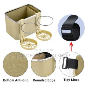All Cars Fit Aremrest Top Storage Box With Bottles Holder
