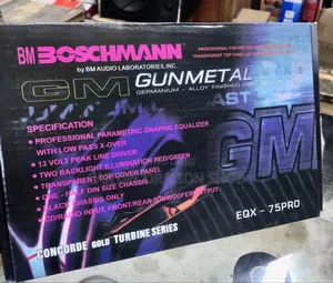 Brand New Generic Boschman Equalizer With Subwoofer Output