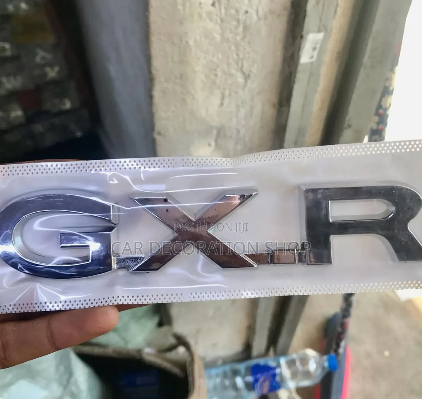 GXR Chrome Decal Badge