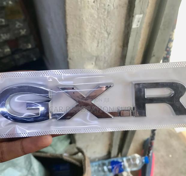 GXR Chrome Decal Badge