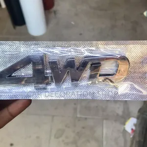 4wd Chrome 3d Decal Badge