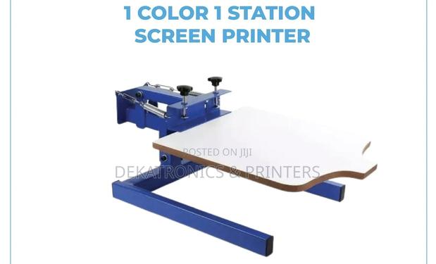 1 Color 1 Station Screen Printer - main view