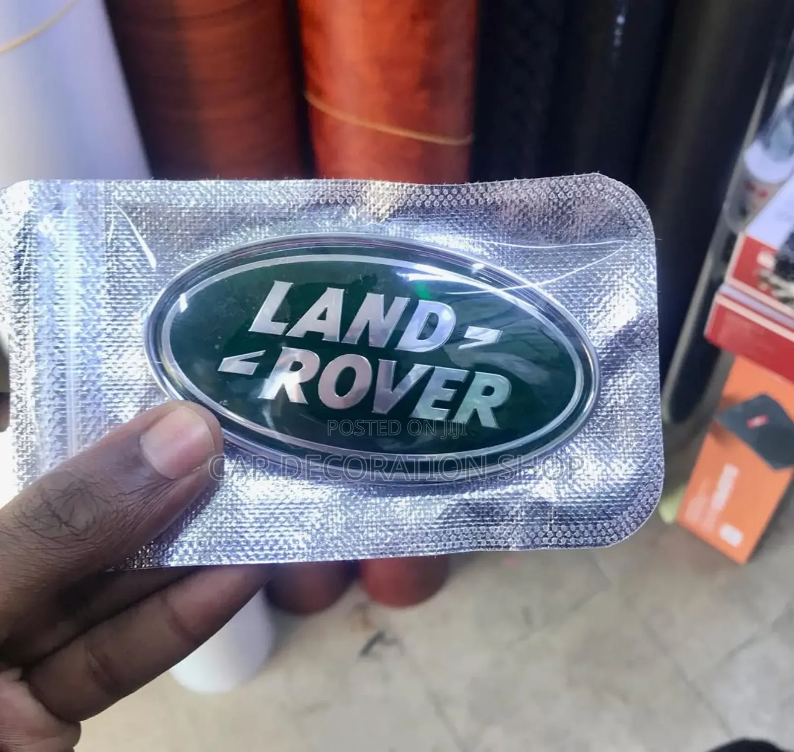Oval Green Land Rover Badge(Also Black Available