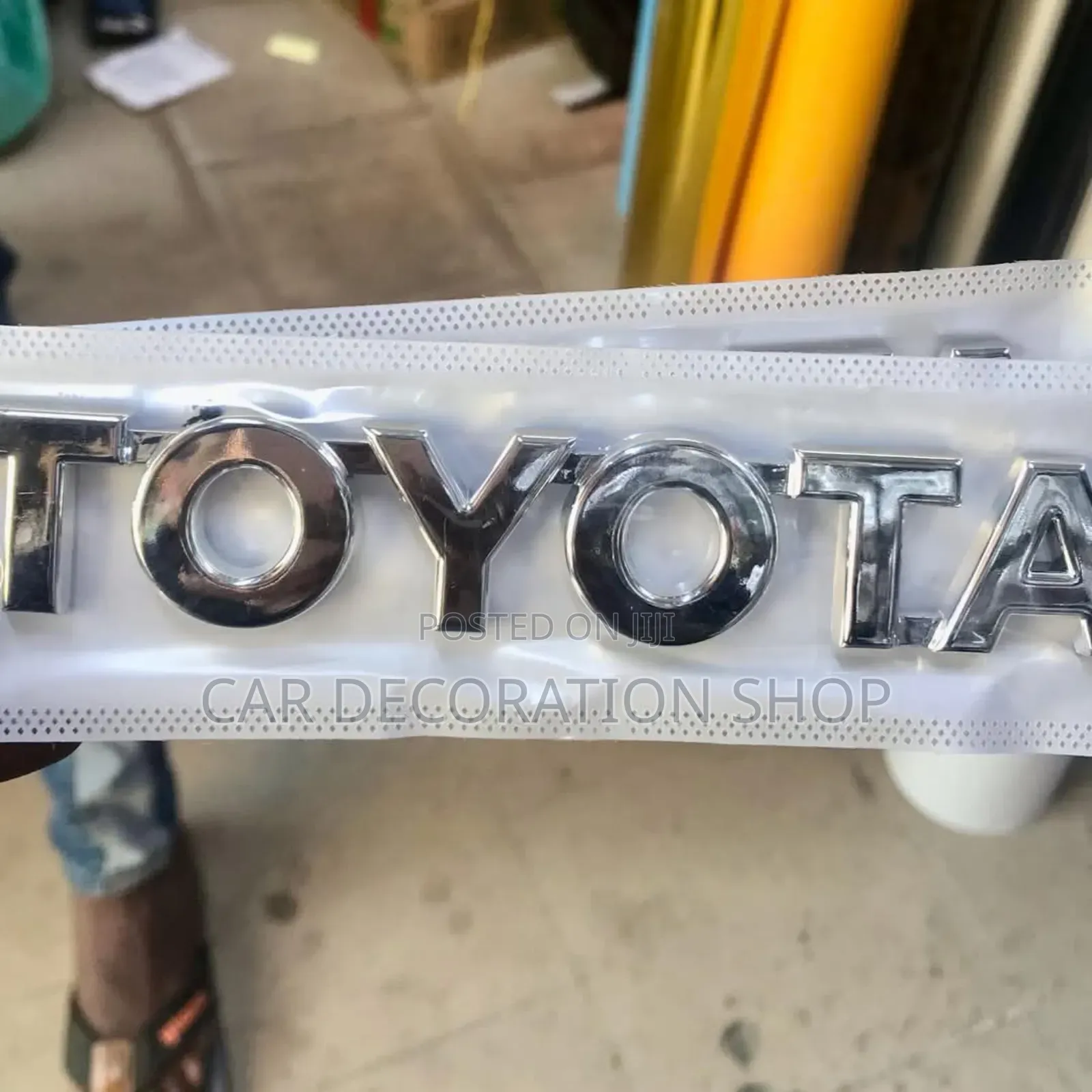 Toyota 3d Letter Decal Badge