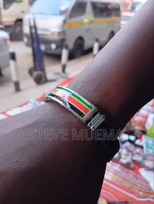 Kenyan Flag Bracelet.