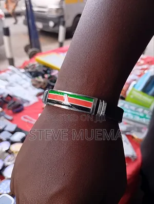 Kenyan Flag Bracelet.