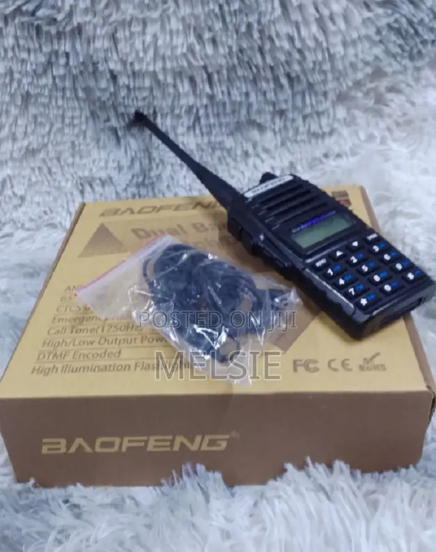 Baofeng Uv-82 Dual PTT Two-Way VHF Uhf Radios Receiver