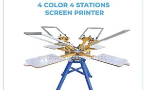 4 Color 4 Stations Screen Printer - thumbnail 2