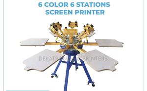 6 Color 6 Station Screen Printer - thumbnail 2