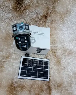 Dual Wifi Solar Camera With Double Lens V380 Pro CCTV