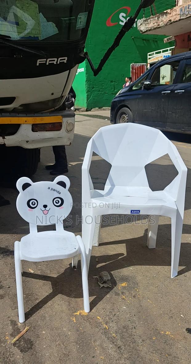 Kids Plastic Chair With Adult Plastic Chair
