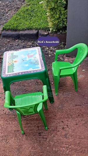 Children Plastic Chairs and Plastic Table - thumbnail 2