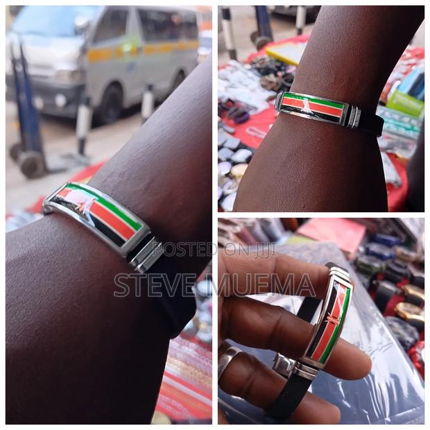 Kenyan Flag Bracelet. - main view