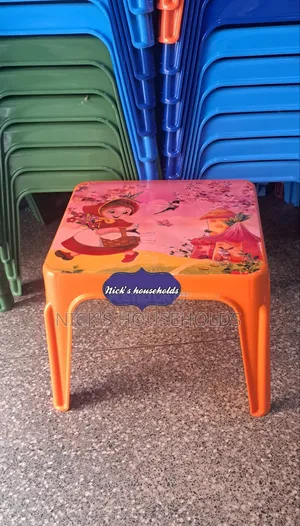 Girls Plastic Table (Orange)