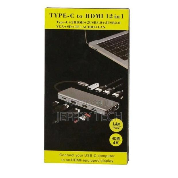 Universal 12 in 1 Usb C Hub Type C - thumbnail 2