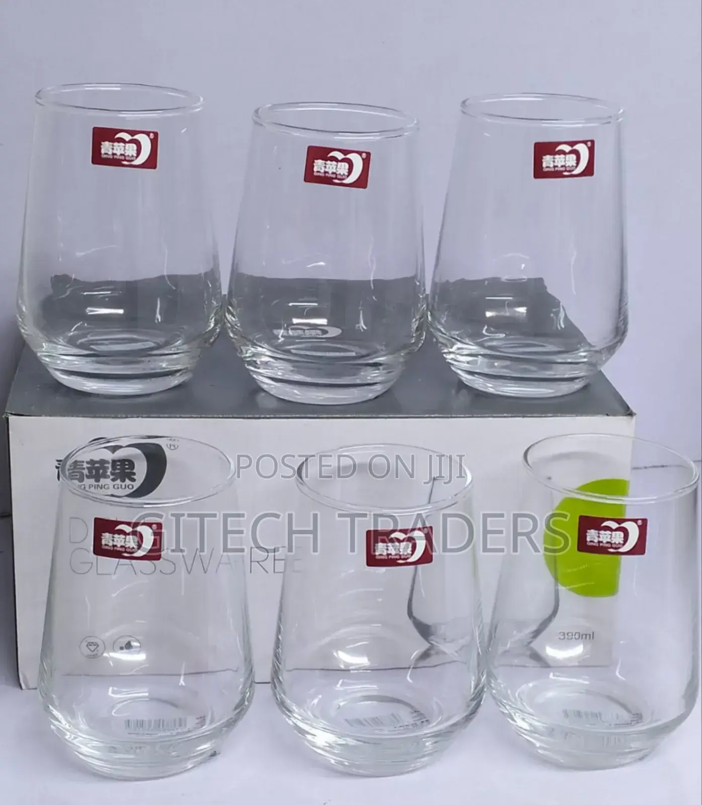 *6 PCS 390ml Whisky Glass