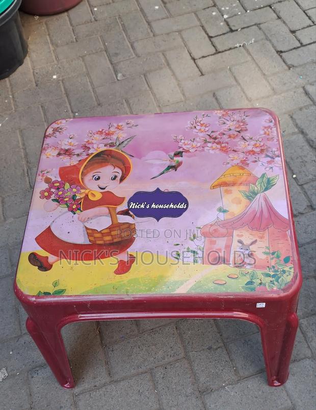 Baby Plastic Table With Smart Theme - main view