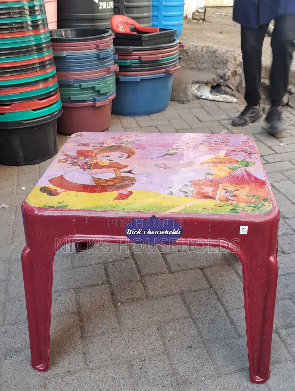 Baby Plastic Table With Smart Theme