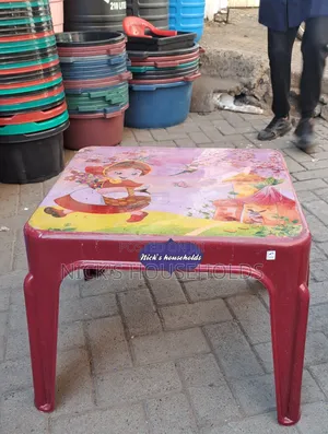 Baby Plastic Table With Smart Theme
