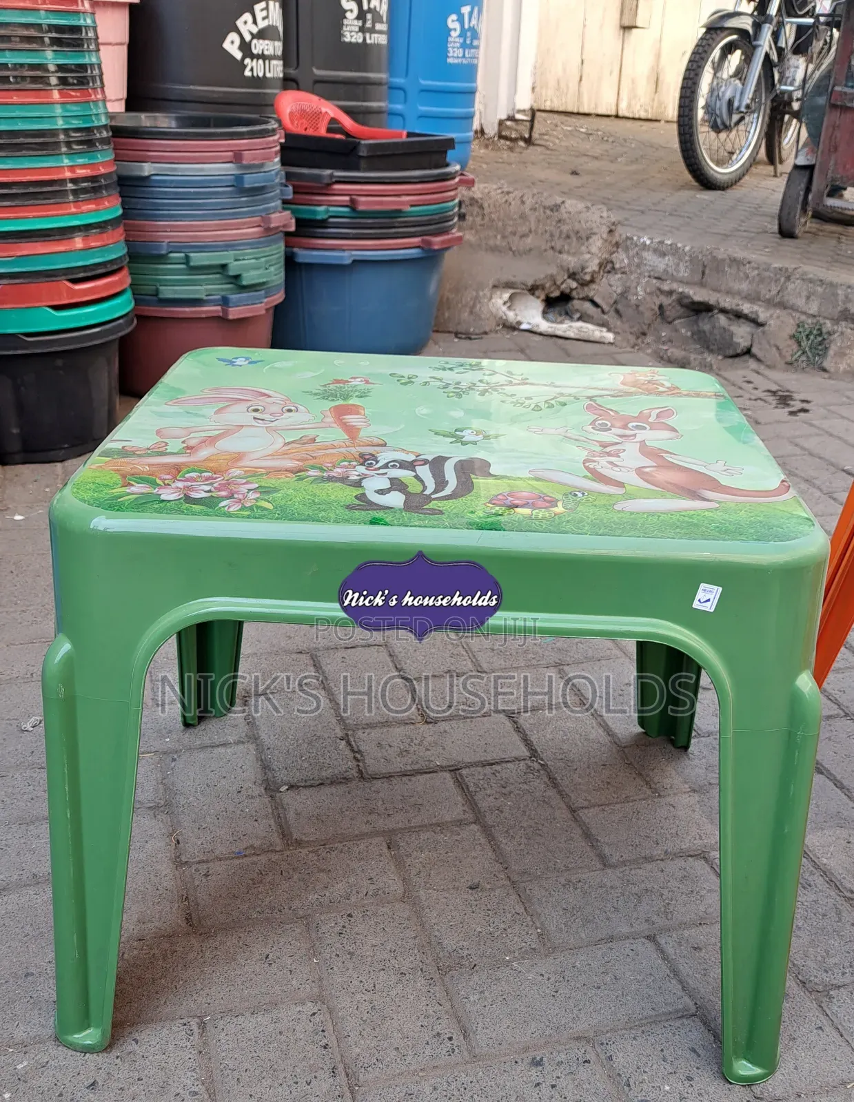 Beautiful Kids Square Plastic Table