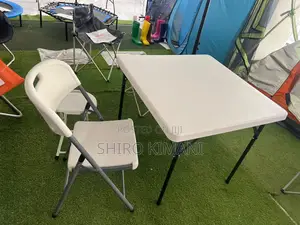 Brand New Set Foldable Camping Table and Foldable Chair