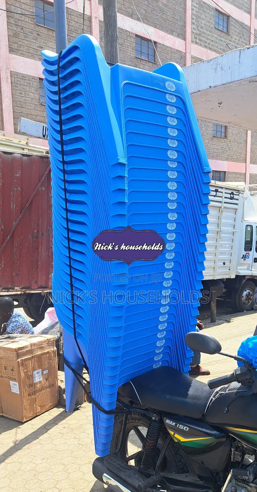 Sky Blue Skyplast Plastic Chairs