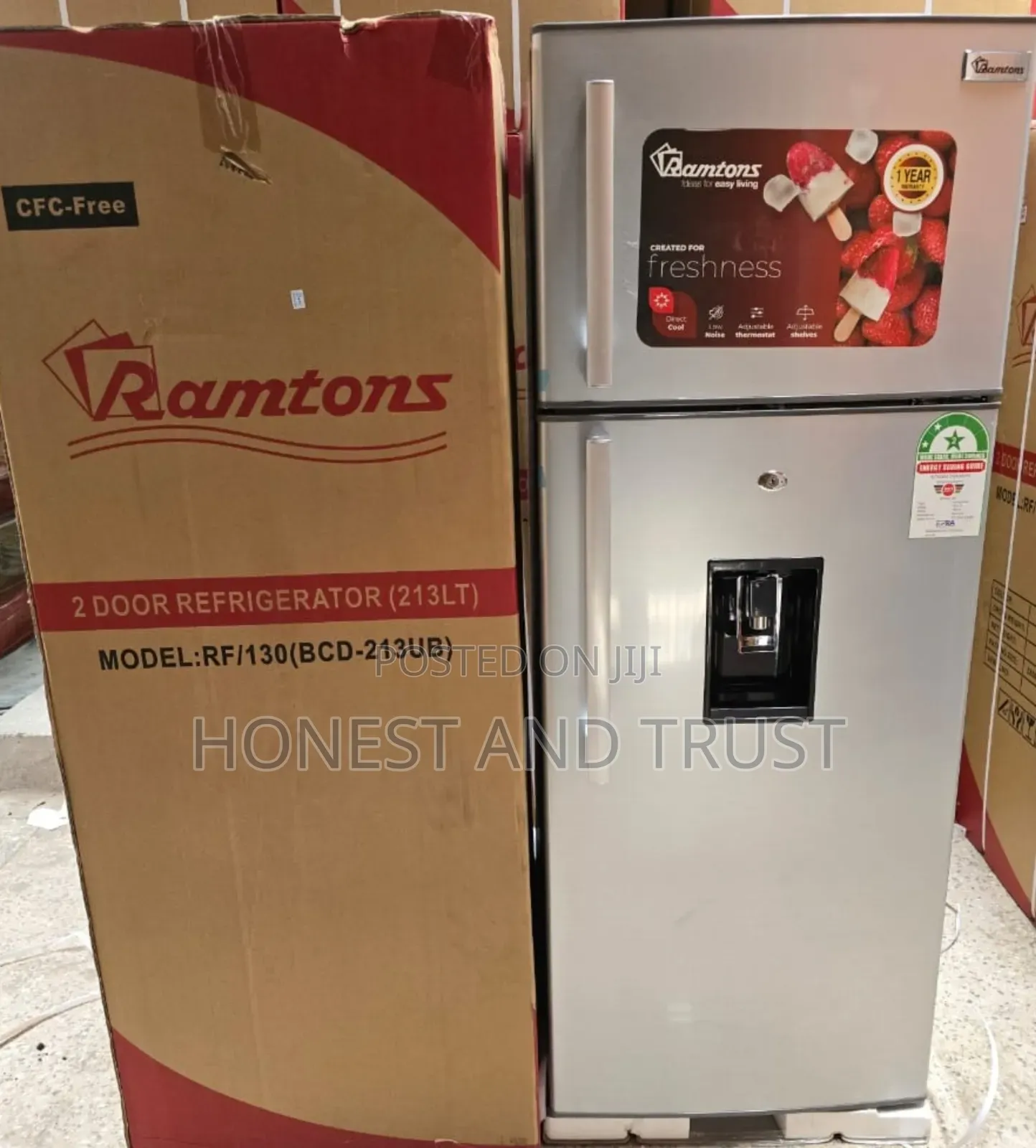 213litres Fridge Double Door