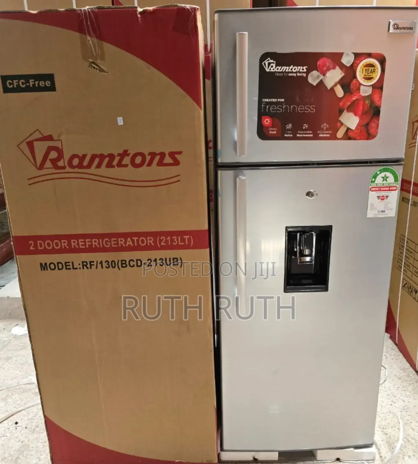 213litres Fridge Double Door