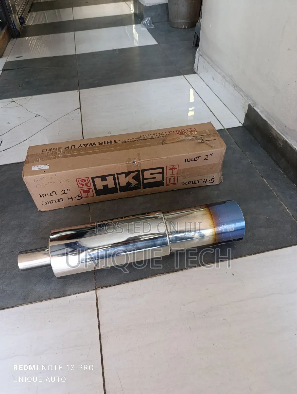 Universal HKS Exhaust 2" Inlet 4.5"Outlet