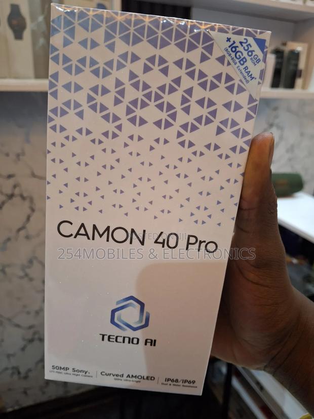 New Tecno Camon 40 Pro 256 GB Black - thumbnail 2