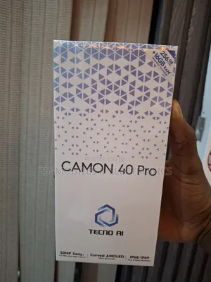 New Tecno Camon 40 Pro 256 GB Black