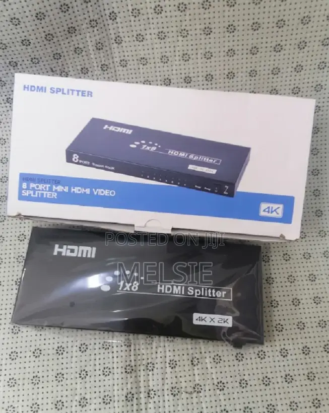 Hdmi Splitter 1 in 8 Out , 8 Port Powered Hdmi Splitter