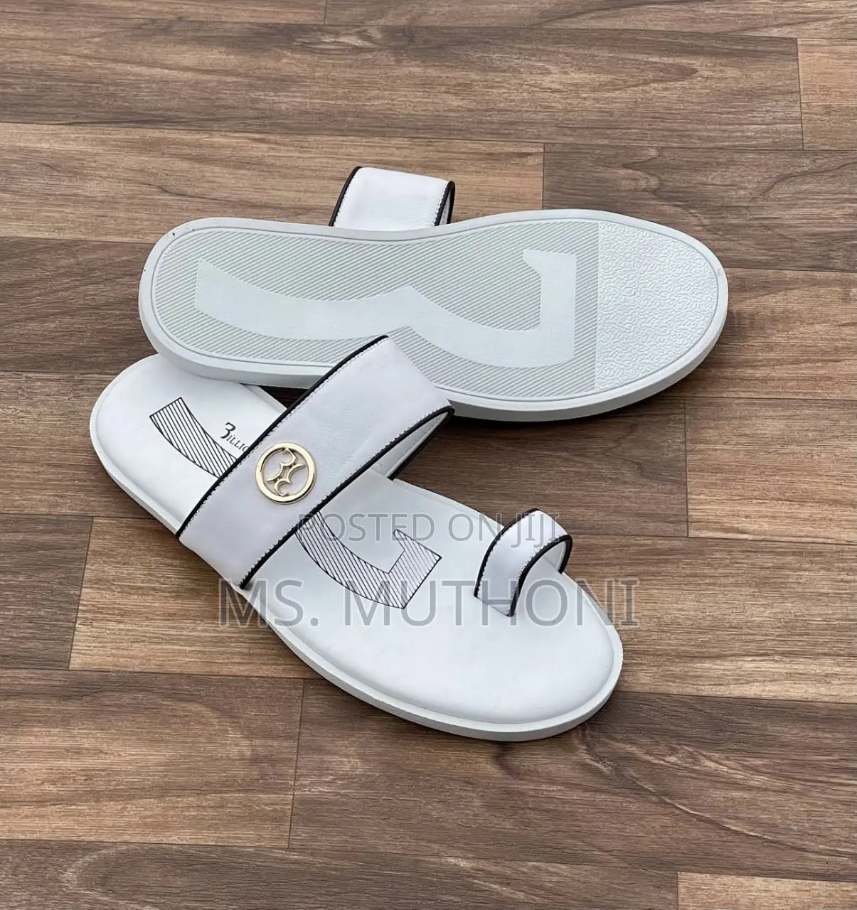 White Men Sandals in Size 39-46