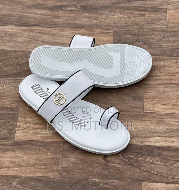 White Men Sandals in Size 39-46 - main view