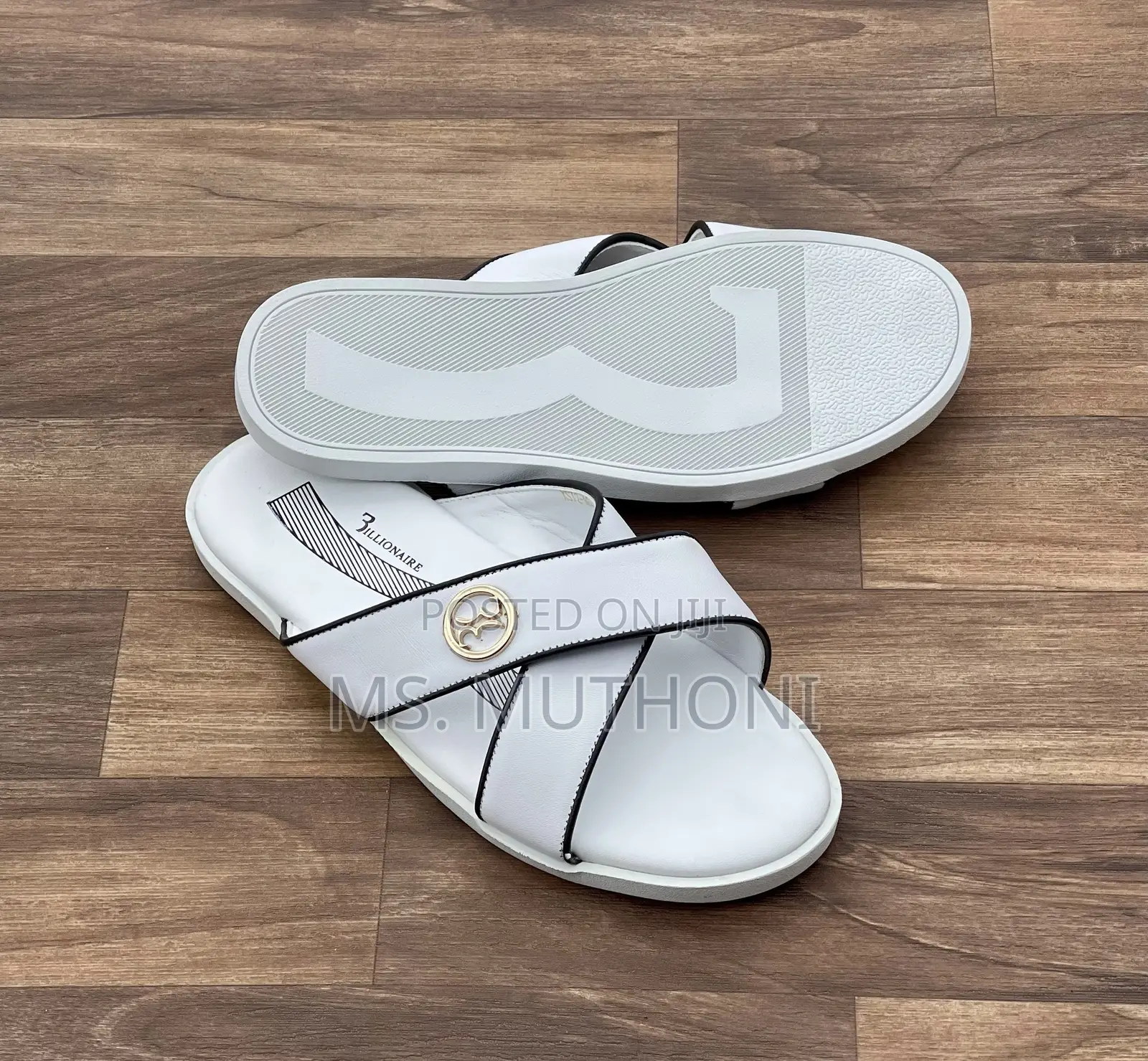 White Men Sandals in Size 39-46