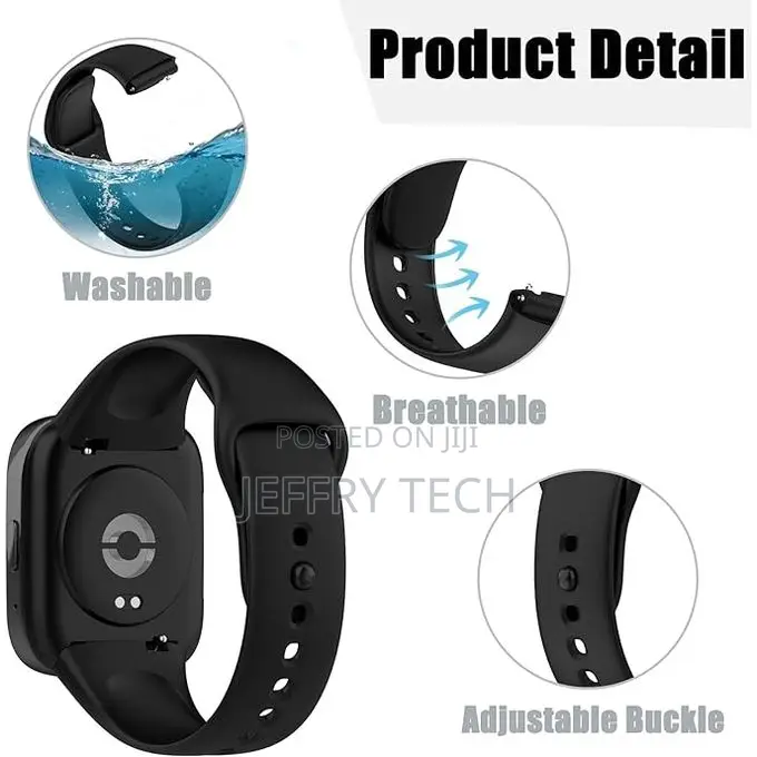 Xiaomi Mi Watch 3 Active Sport Silicone Wrist Strap (Black)